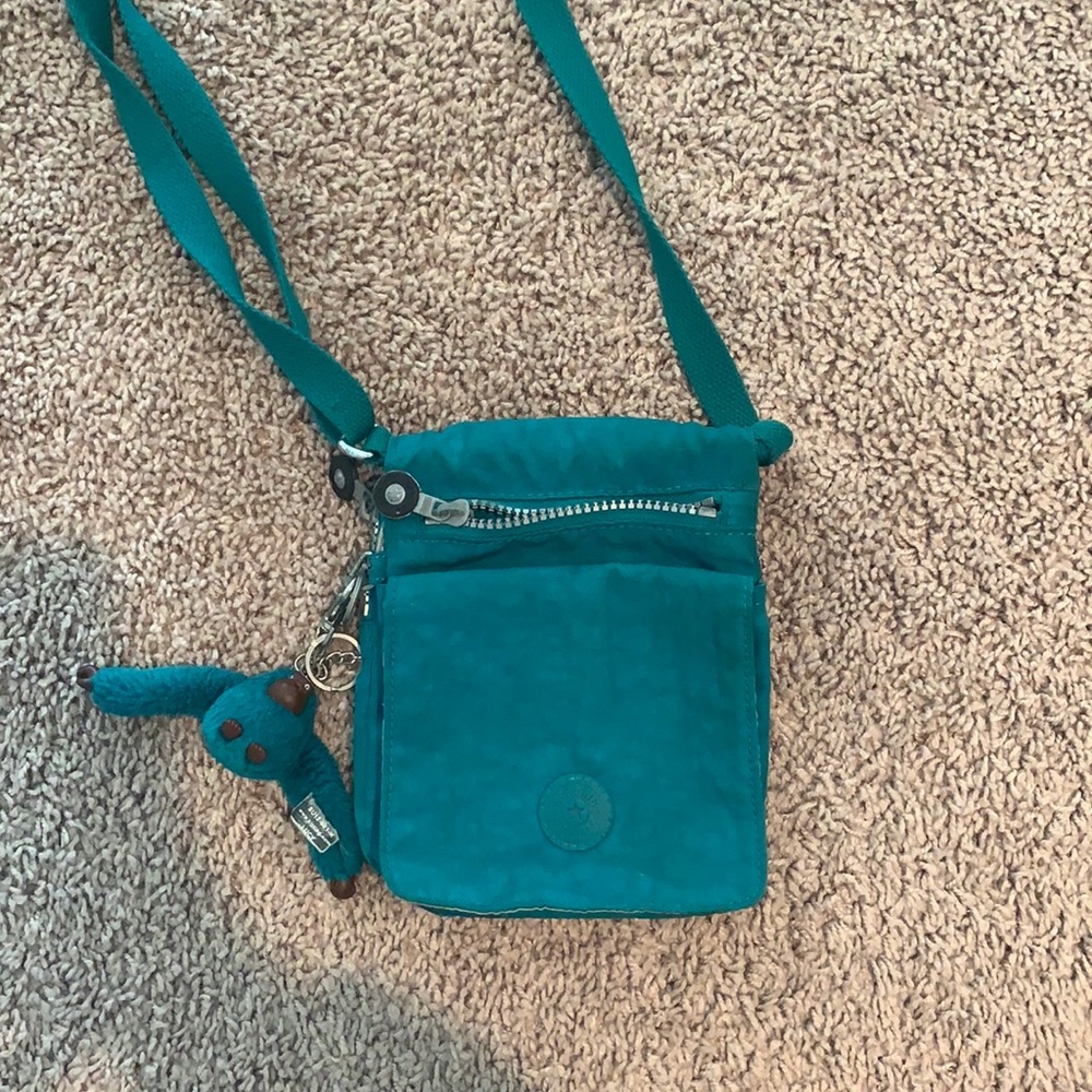 Kipling Eldorado turquoise purse
